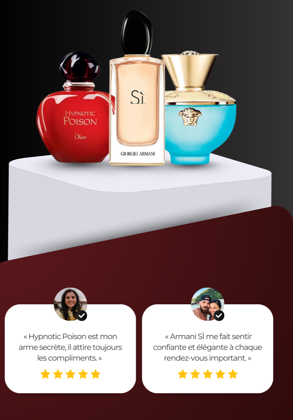 Dior Hypnotic Poison, Giorgio Armani SÌ et Versace DYLAN Turquoise 12 1 LP DIOR HYPNOTIC VICENTE02