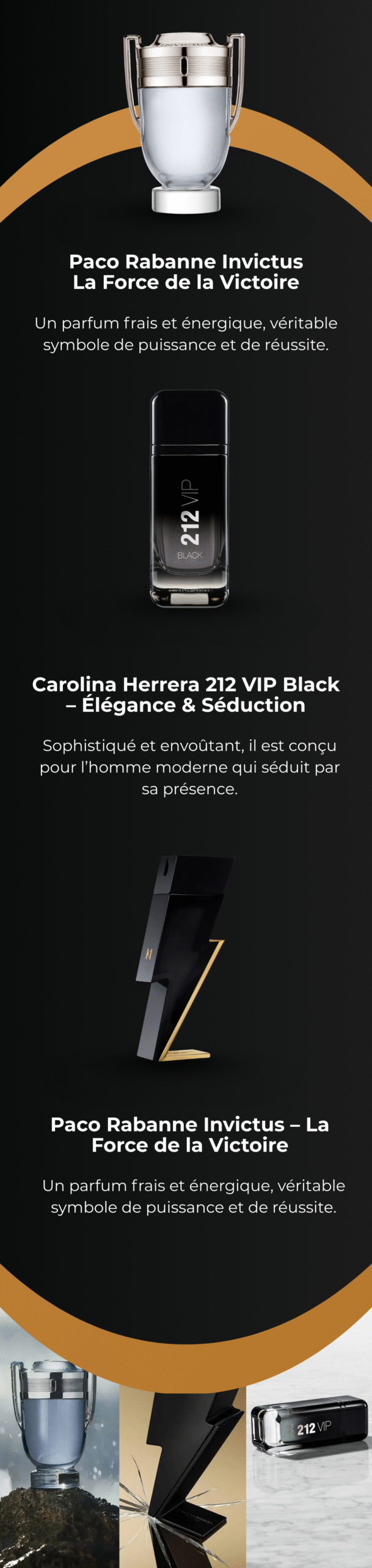 Carolina Herrera Bad Boy, Carolina Herrera 212 VIP Black e Paco Rabanne INVICTUS 9 1 LP CAROLINA HERRERA VICENTE12 2 scaled