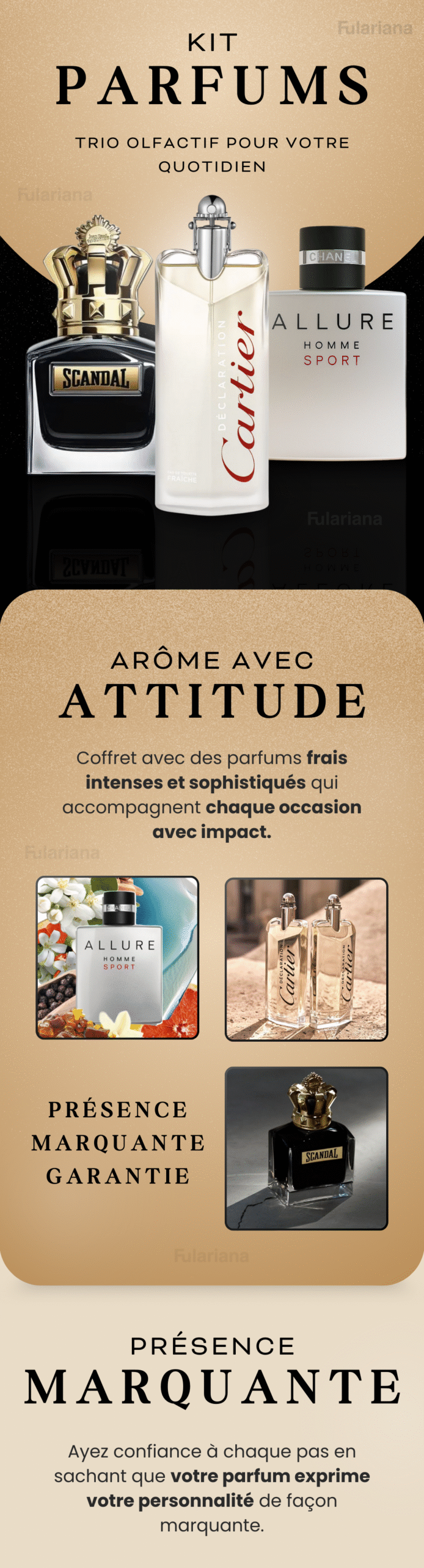 Allure Homme Sport, Jean Paul Gaultier Scandal, Cartier Declaration 8 LP PERFUMES 1 VICENTE 1 scaled