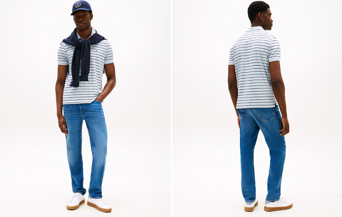 Polo Tommy Hilfiger coupe standard en maille interlock 5 Captura de tela 2025 07 15 155535