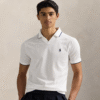 Polo en jacquard piqué